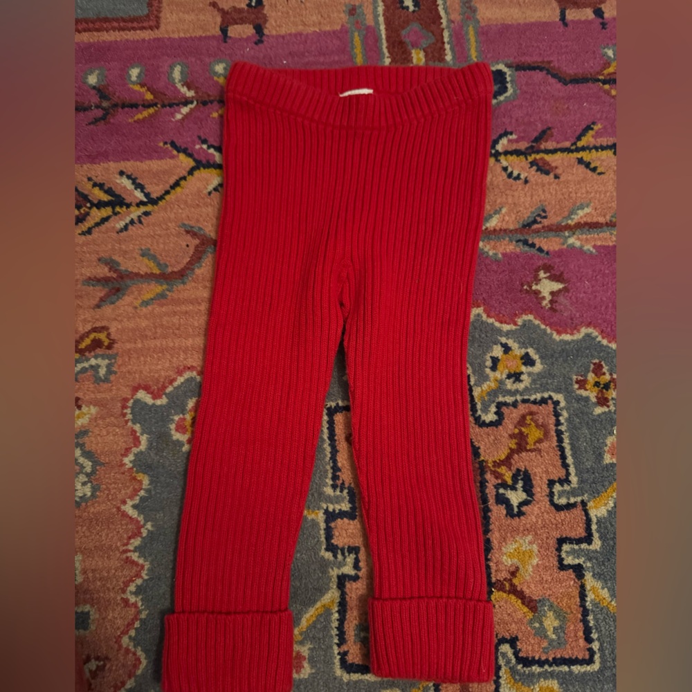 Hanna Andersson Red Kids Leggings